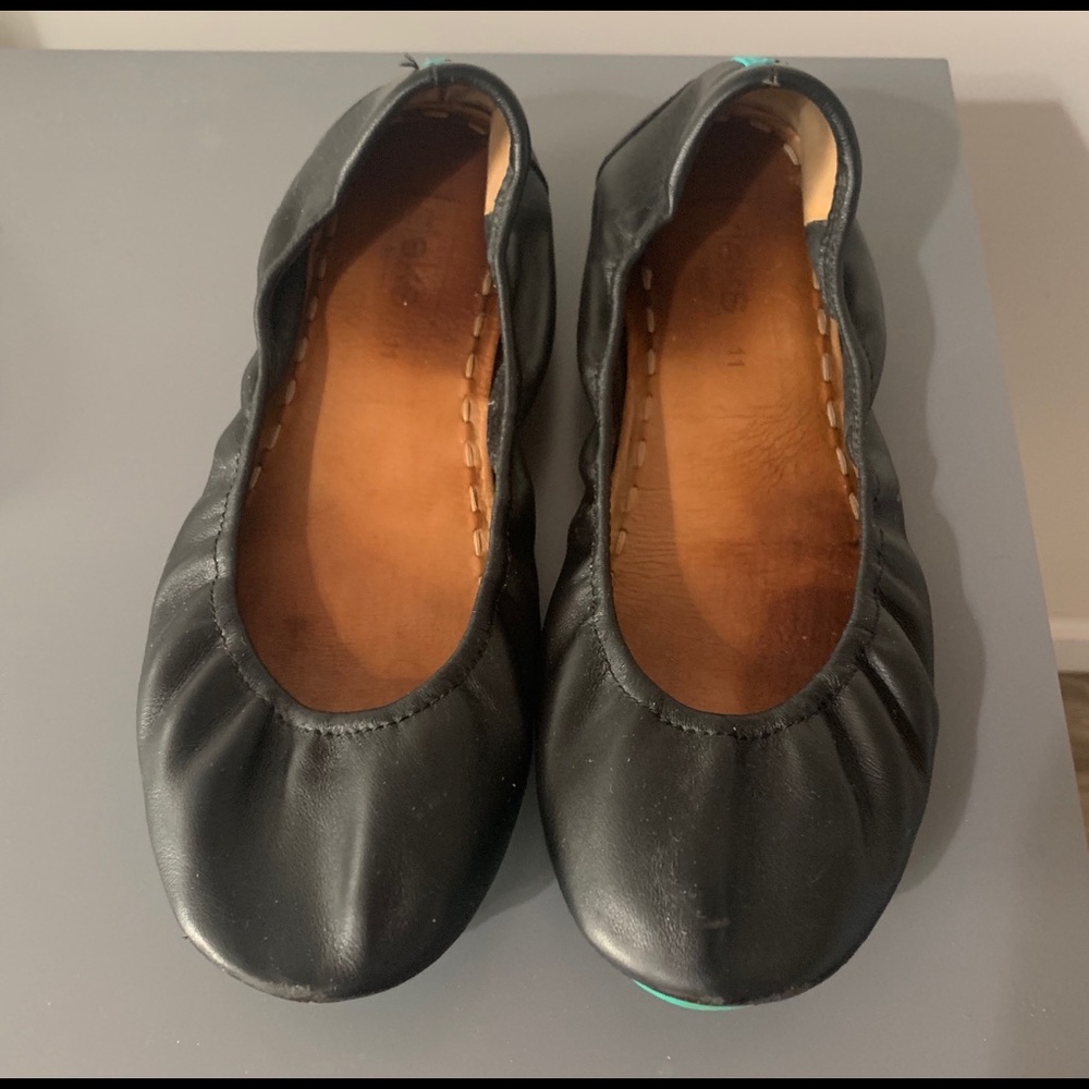Tieks Matte Black size 11 for rehab or refinish